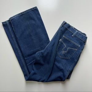 Vintage Levi's Wide Leg Dark Wash High Waist Jeans